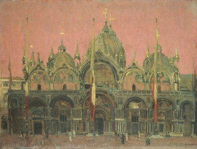 A Red Sky at Night, San Marco by Walter Richard Sickert